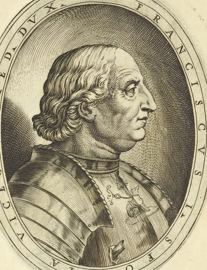 An illustration from Cremona fedelissima citta et nobilissima colonia de Romani : rappresentata in disegno col svo contado et illvstrata d'vna breve historia delle cose piv notabili appartenenti ad essa et de i ritratti natvrali de dvchi et dvchesse di Milano e compendio delle lor vite, 1585, leaf 191
