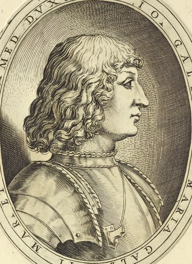 An illustration from Cremona fedelissima citta et nobilissima colonia de Romani : rappresentata in disegno col svo contado et illvstrata d'vna breve historia delle cose piv notabili appartenenti ad essa et de i ritratti natvrali de dvchi et dvchesse di Milano e compendio delle lor vite, 1585, leaf 195