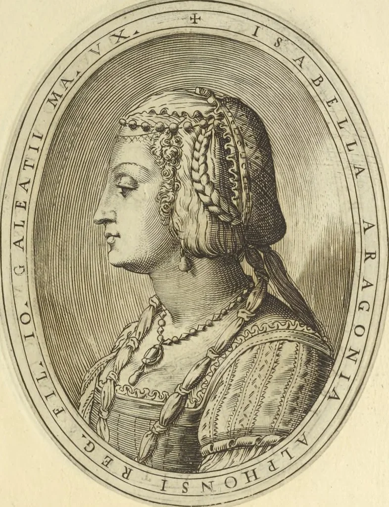 An illustration from Cremona fedelissima citta et nobilissima colonia de Romani : rappresentata in disegno col svo contado et illvstrata d'vna breve historia delle cose piv notabili appartenenti ad essa et de i ritratti natvrali de dvchi et dvchesse di Milano e compendio delle lor vite, 1585, leaf 196