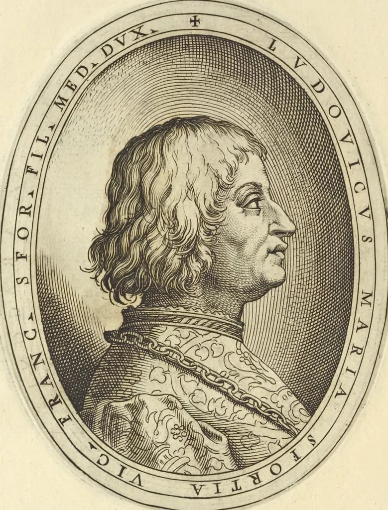 An illustration from Cremona fedelissima citta et nobilissima colonia de Romani : rappresentata in disegno col svo contado et illvstrata d'vna breve historia delle cose piv notabili appartenenti ad essa et de i ritratti natvrali de dvchi et dvchesse di Milano e compendio delle lor vite, 1585, leaf 197