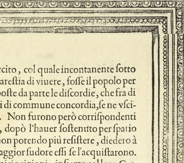 An illustration from Cremona fedelissima citta et nobilissima colonia de Romani : rappresentata in disegno col svo contado et illvstrata d'vna breve historia delle cose piv notabili appartenenti ad essa et de i ritratti natvrali de dvchi et dvchesse di Milano e compendio delle lor vite, 1585, leaf 55