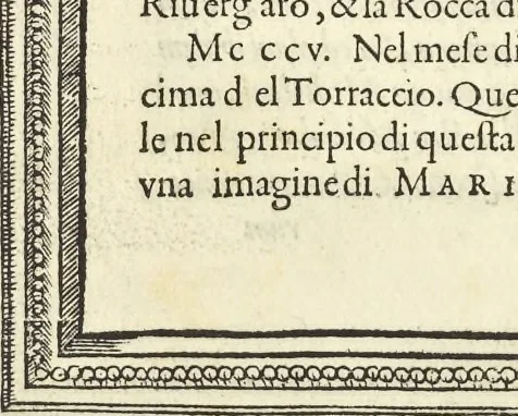 An illustration from Cremona fedelissima citta et nobilissima colonia de Romani : rappresentata in disegno col svo contado et illvstrata d'vna breve historia delle cose piv notabili appartenenti ad essa et de i ritratti natvrali de dvchi et dvchesse di Milano e compendio delle lor vite, 1585, leaf 73