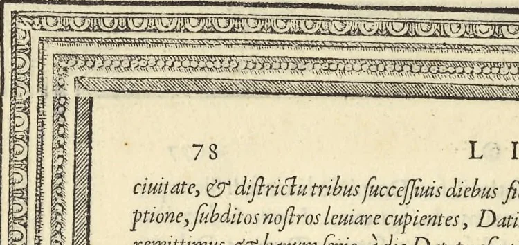 An illustration from Cremona fedelissima citta et nobilissima colonia de Romani : rappresentata in disegno col svo contado et illvstrata d'vna breve historia delle cose piv notabili appartenenti ad essa et de i ritratti natvrali de dvchi et dvchesse di Milano e compendio delle lor vite, 1585, leaf 89