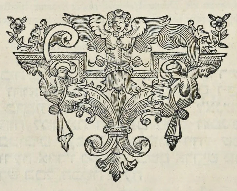 An illustration from Ad Alexandrum VII. Pont. Max. Obelisci Aegyptiaci : nuper inter Isaei Romani rudera effossi interpretatio hieroglyphica, 1666, leaf 27