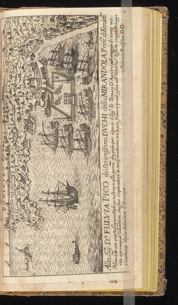 An illustration from Guida de' forestieri : curiosi di vedere, e d'intendere le cose più notabili della regal città di Napoli, e del suo amenissimo distretto, 1688, leaf 542