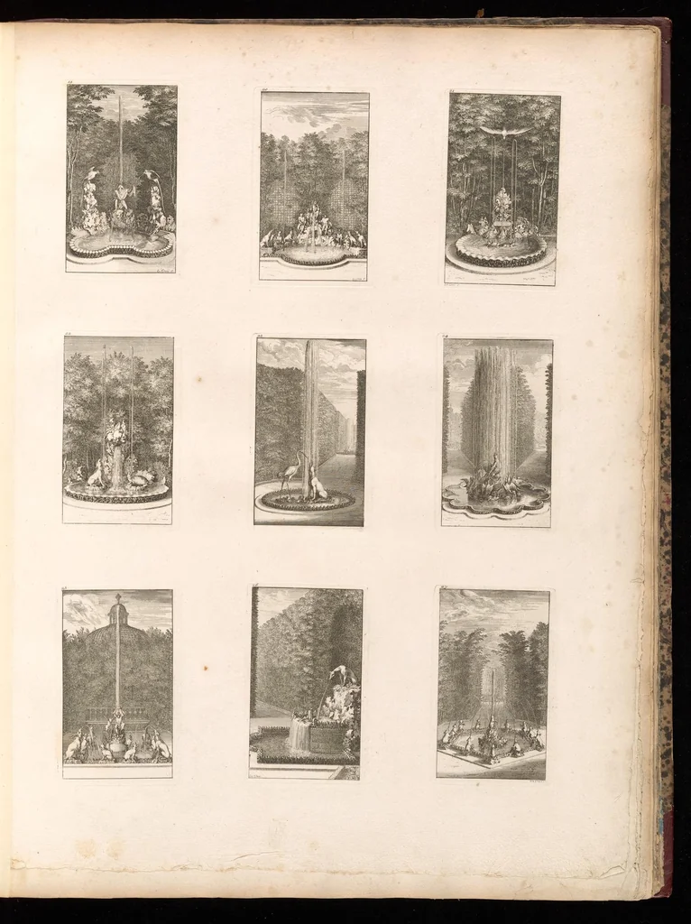 An illustration from Labirinthe de Versailles, 1677, leaf 10