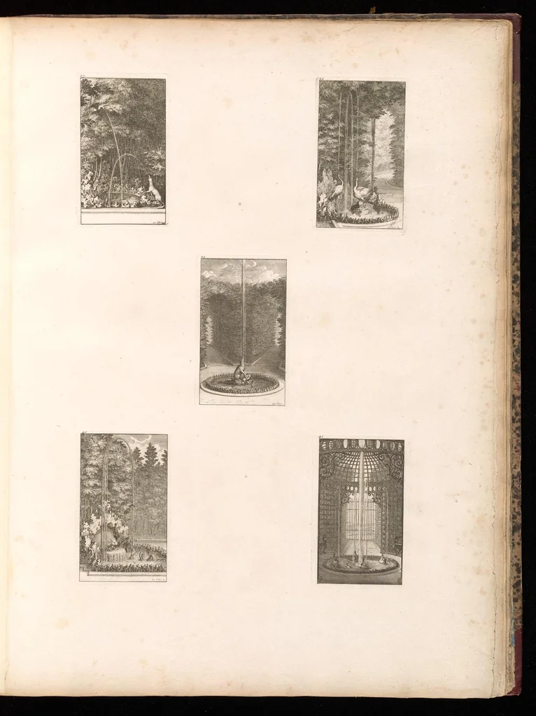 An illustration from Labirinthe de Versailles, 1677, leaf 14