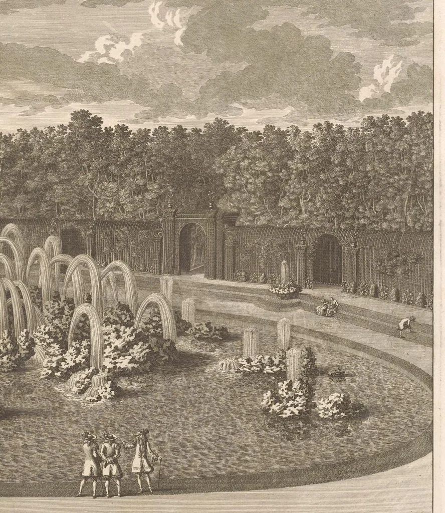 An illustration from Labirinthe de Versailles, 1677, leaf 18
