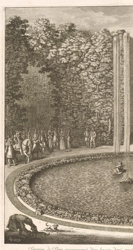 An illustration from Labirinthe de Versailles, 1677, leaf 21