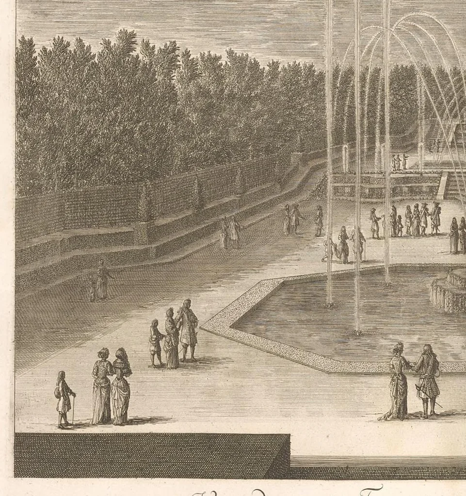 An illustration from Labirinthe de Versailles, 1677, leaf 29