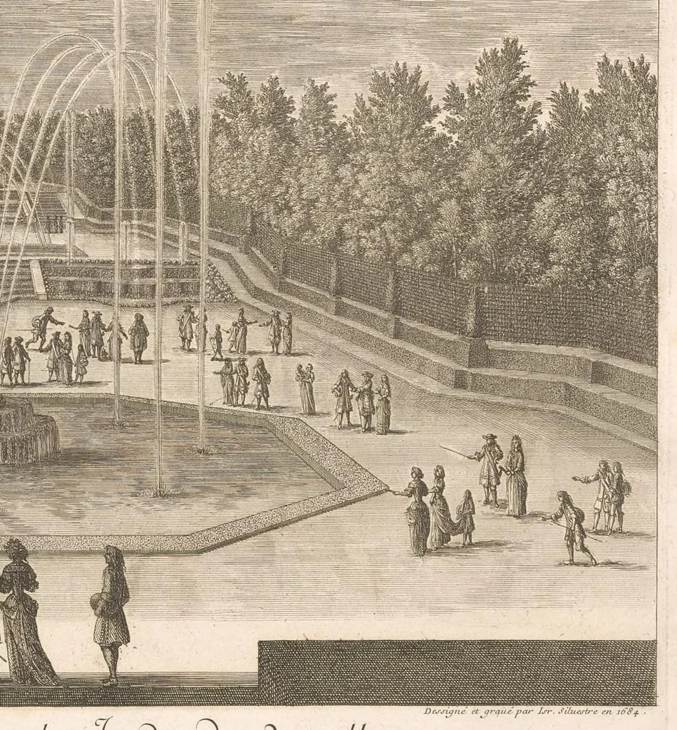 An illustration from Labirinthe de Versailles, 1677, leaf 30