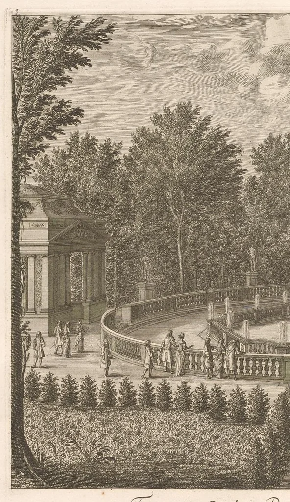 An illustration from Labirinthe de Versailles, 1677, leaf 33