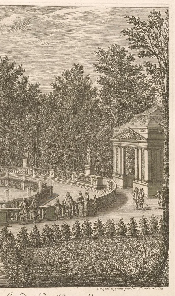 An illustration from Labirinthe de Versailles, 1677, leaf 34