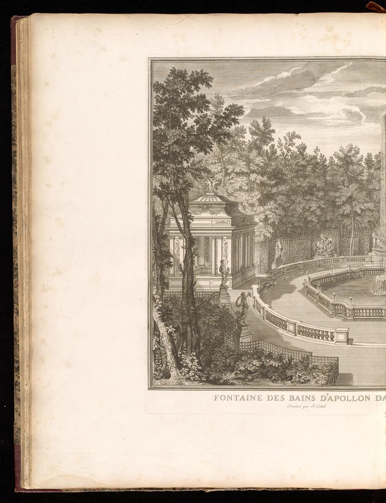 An illustration from Labirinthe de Versailles, 1677, leaf 37