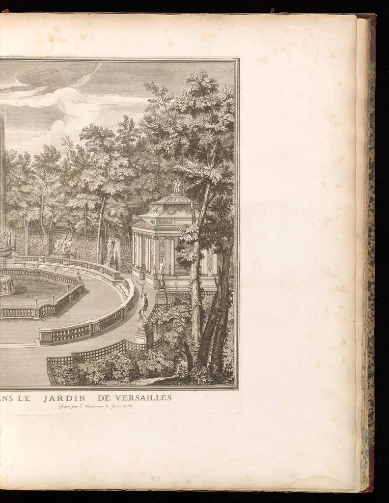An illustration from Labirinthe de Versailles, 1677, leaf 38