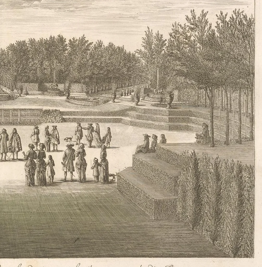 An illustration from Labirinthe de Versailles, 1677, leaf 44