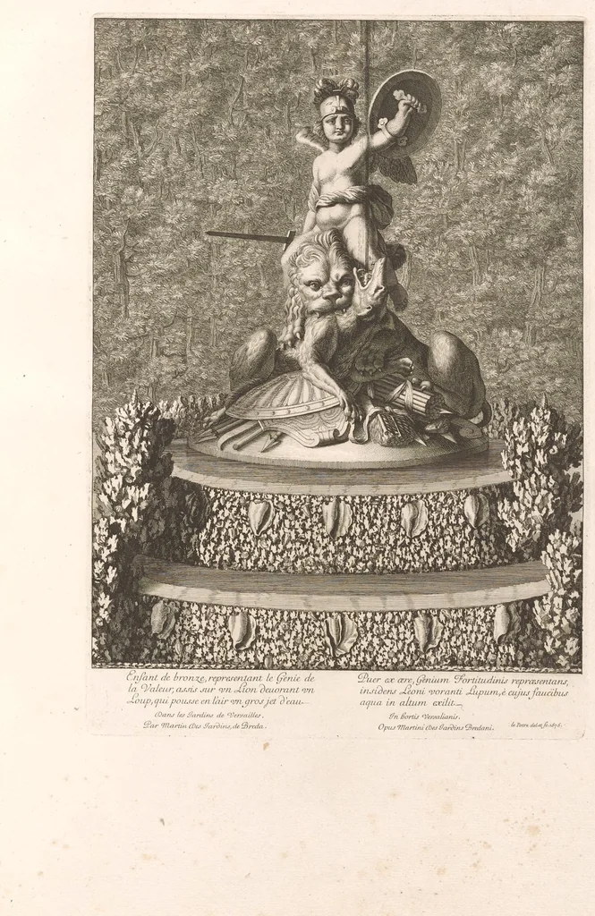 An illustration from Labirinthe de Versailles, 1677, leaf 48