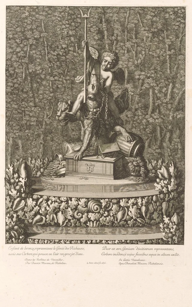 An illustration from Labirinthe de Versailles, 1677, leaf 50