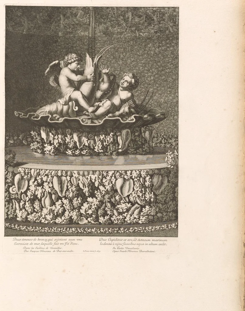 An illustration from Labirinthe de Versailles, 1677, leaf 58