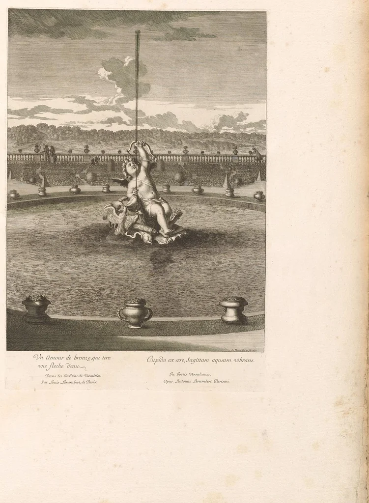 An illustration from Labirinthe de Versailles, 1677, leaf 62