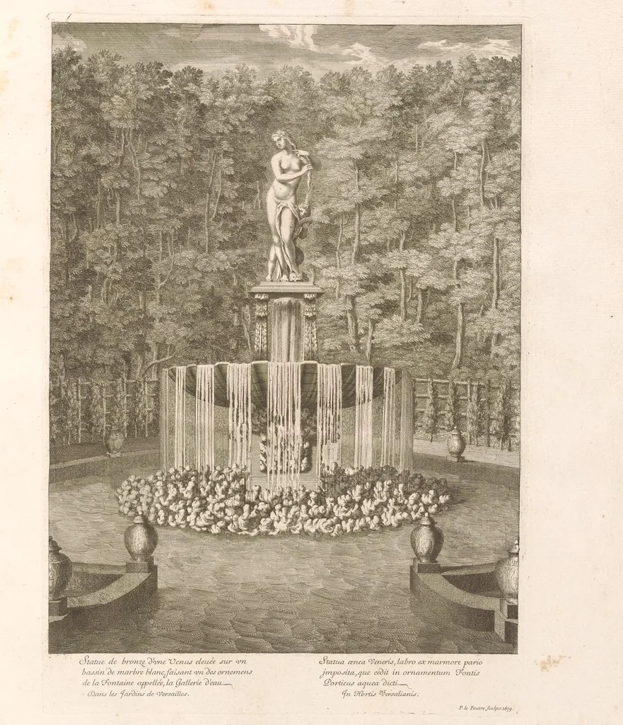 An illustration from Labirinthe de Versailles, 1677, leaf 64