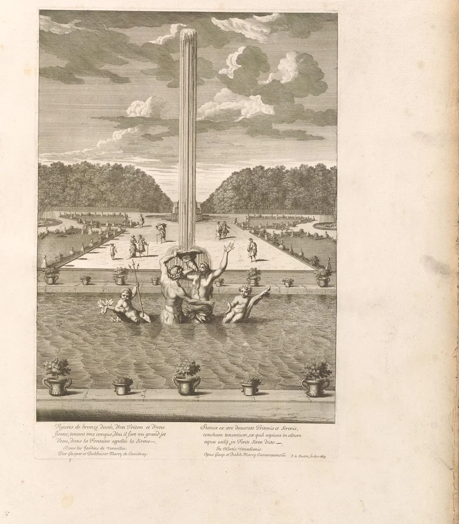 An illustration from Labirinthe de Versailles, 1677, leaf 66