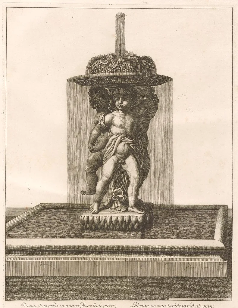 An illustration from Labirinthe de Versailles, 1677, leaf 68