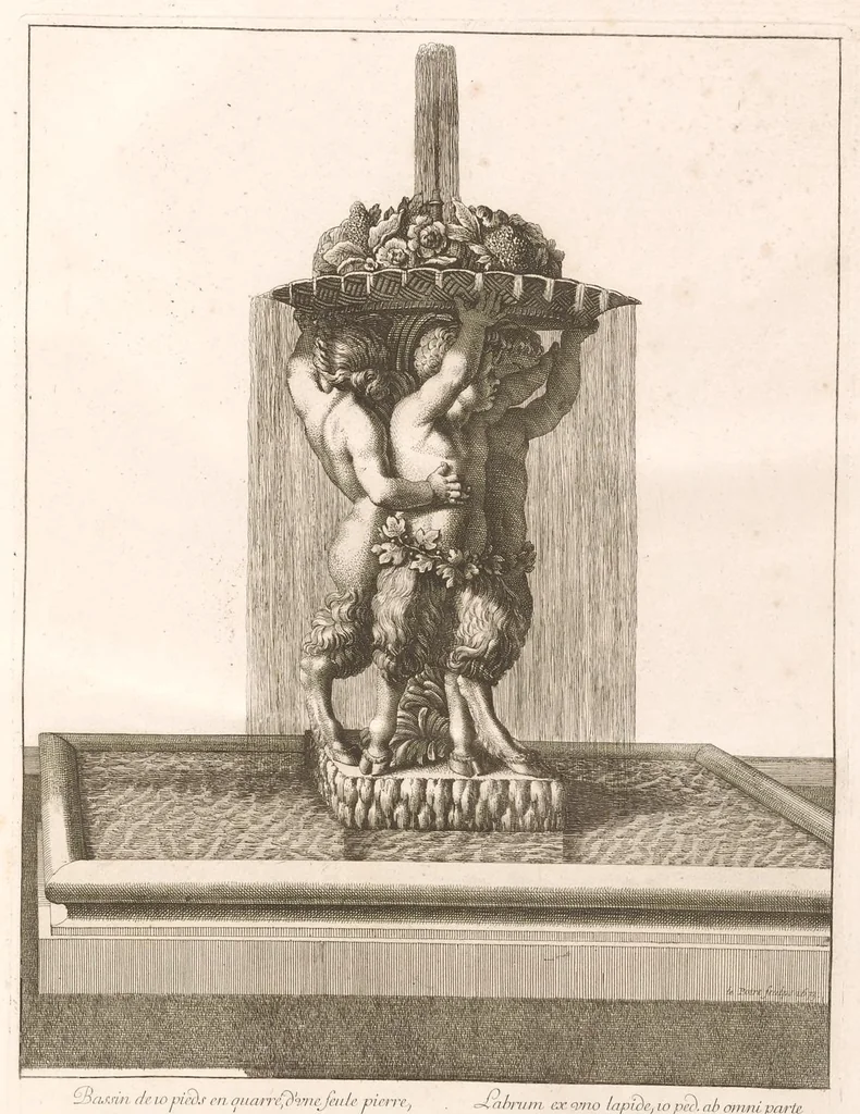 An illustration from Labirinthe de Versailles, 1677, leaf 70