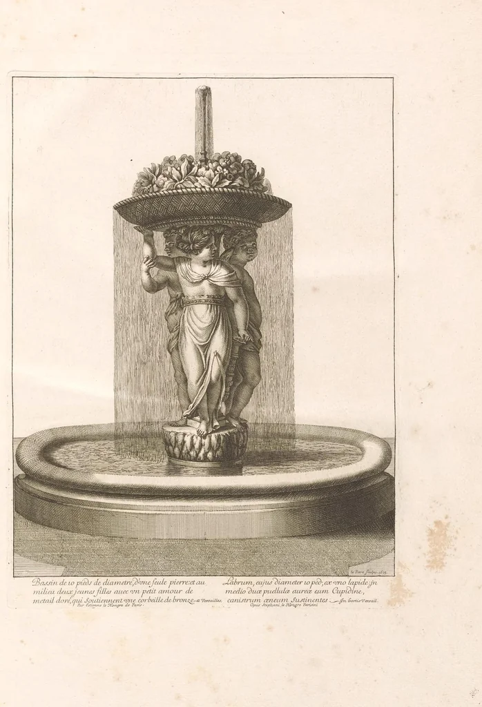 An illustration from Labirinthe de Versailles, 1677, leaf 76