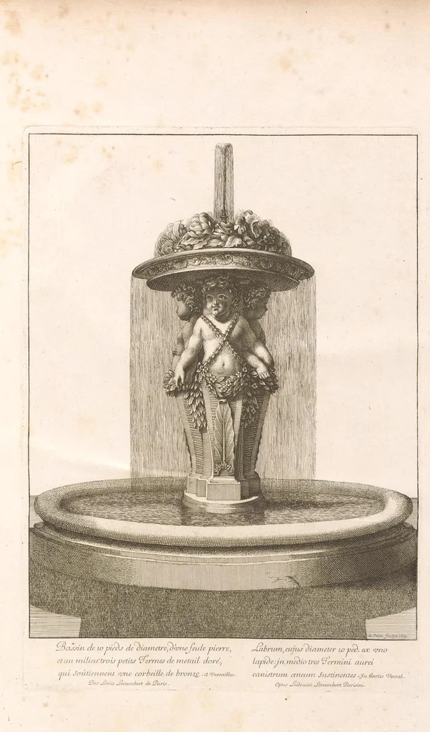 An illustration from Labirinthe de Versailles, 1677, leaf 78