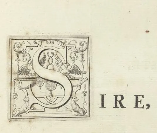An illustration from Les Métamorphoses d'Ovide : en latin, traduites en françois, avec des remarques, et des explications historiques, 1732, leaf 12