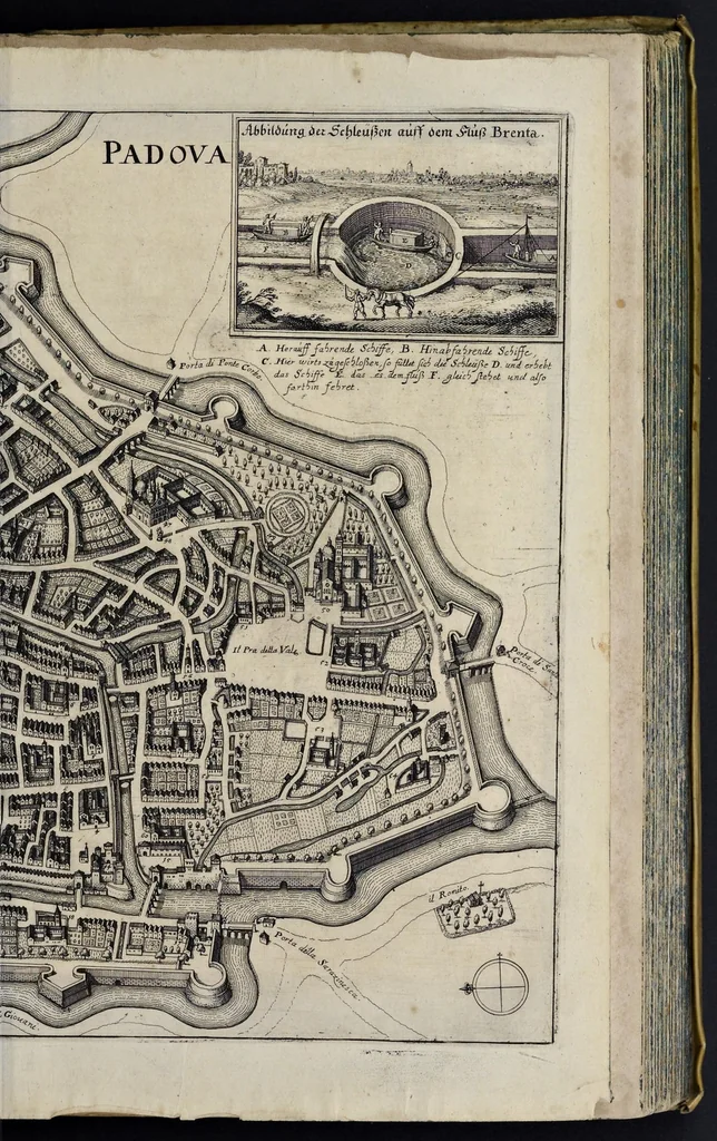 An illustration from Itinerarium Italiæ nov-antiquæ, oder, Raiss-Beschreibung durch Italien ..., 1640, leaf 152