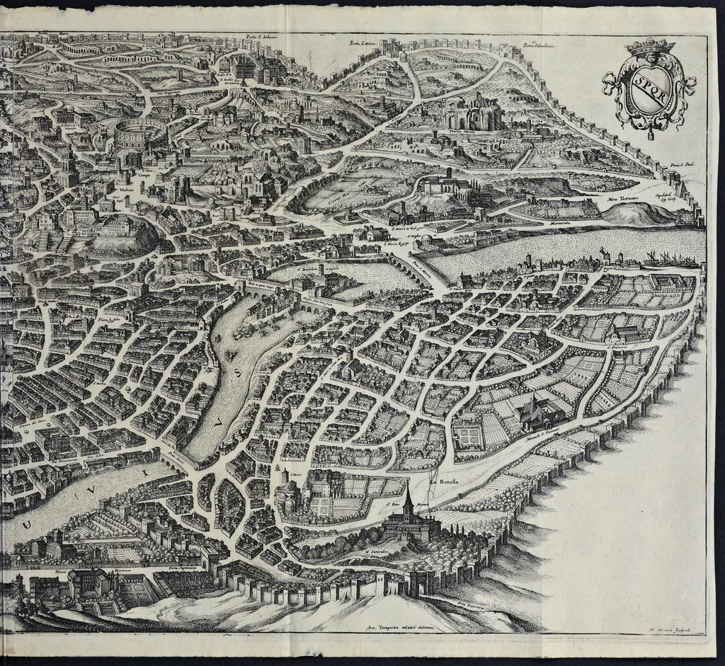 An illustration from Itinerarium Italiæ nov-antiquæ, oder, Raiss-Beschreibung durch Italien ..., 1640, leaf 274