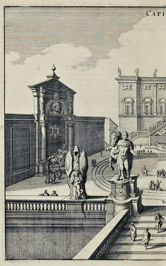 An illustration from Itinerarium Italiæ nov-antiquæ, oder, Raiss-Beschreibung durch Italien ..., 1640, leaf 287