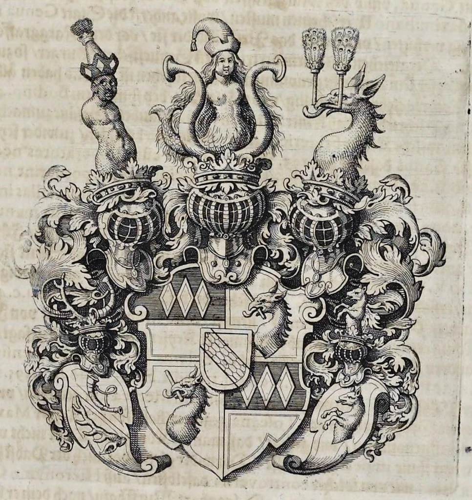 An illustration from Itinerarium Italiæ nov-antiquæ, oder, Raiss-Beschreibung durch Italien ..., 1640, leaf 8