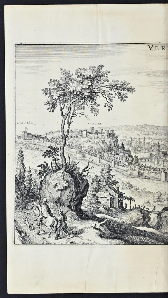 An illustration from Itinerarium Italiæ nov-antiquæ, oder, Raiss-Beschreibung durch Italien ..., 1640, leaf 165
