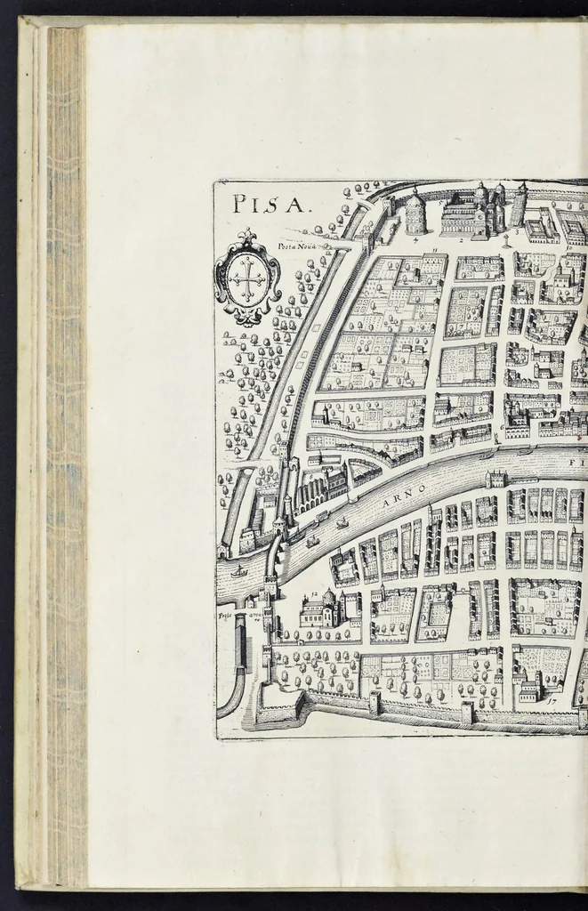An illustration from Itinerarium Italiæ nov-antiquæ, oder, Raiss-Beschreibung durch Italien ..., 1640, leaf 215