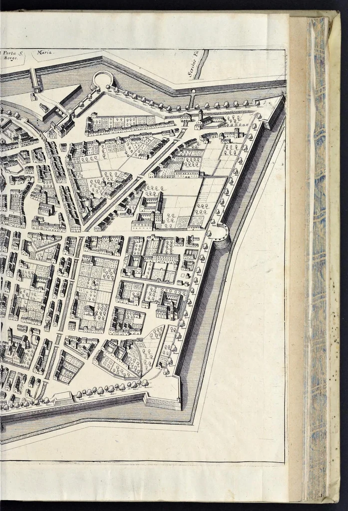 An illustration from Itinerarium Italiæ nov-antiquæ, oder, Raiss-Beschreibung durch Italien ..., 1640, leaf 218
