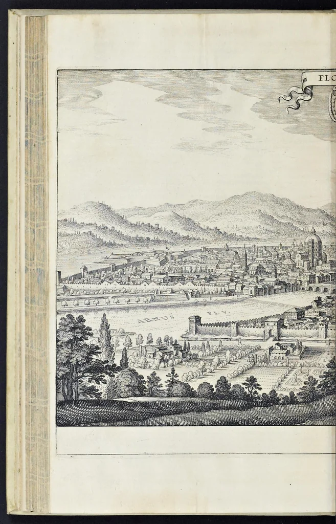 An illustration from Itinerarium Italiæ nov-antiquæ, oder, Raiss-Beschreibung durch Italien ..., 1640, leaf 225