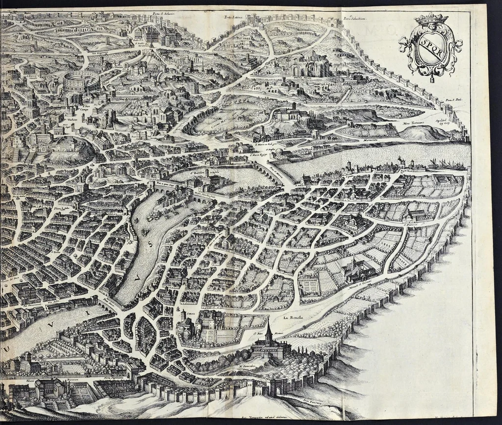An illustration from Itinerarium Italiæ nov-antiquæ, oder, Raiss-Beschreibung durch Italien ..., 1640, leaf 272