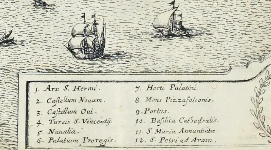 An illustration from Itinerarium Italiæ nov-antiquæ, oder, Raiss-Beschreibung durch Italien ..., 1640, leaf 305