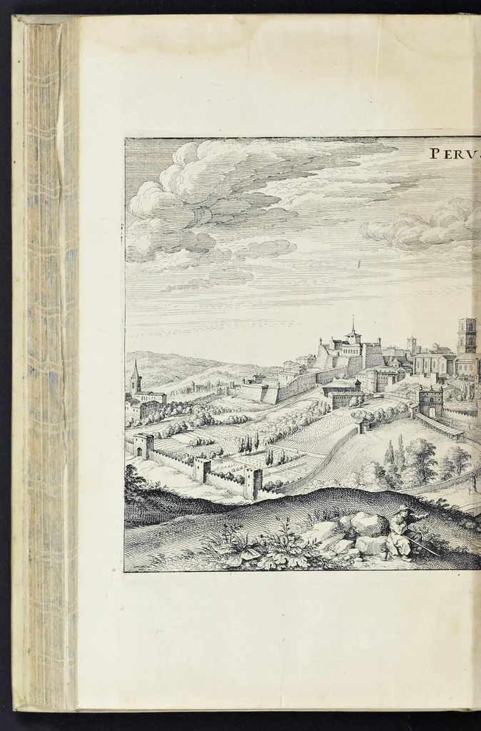 An illustration from Itinerarium Italiæ nov-antiquæ, oder, Raiss-Beschreibung durch Italien ..., 1640, leaf 375