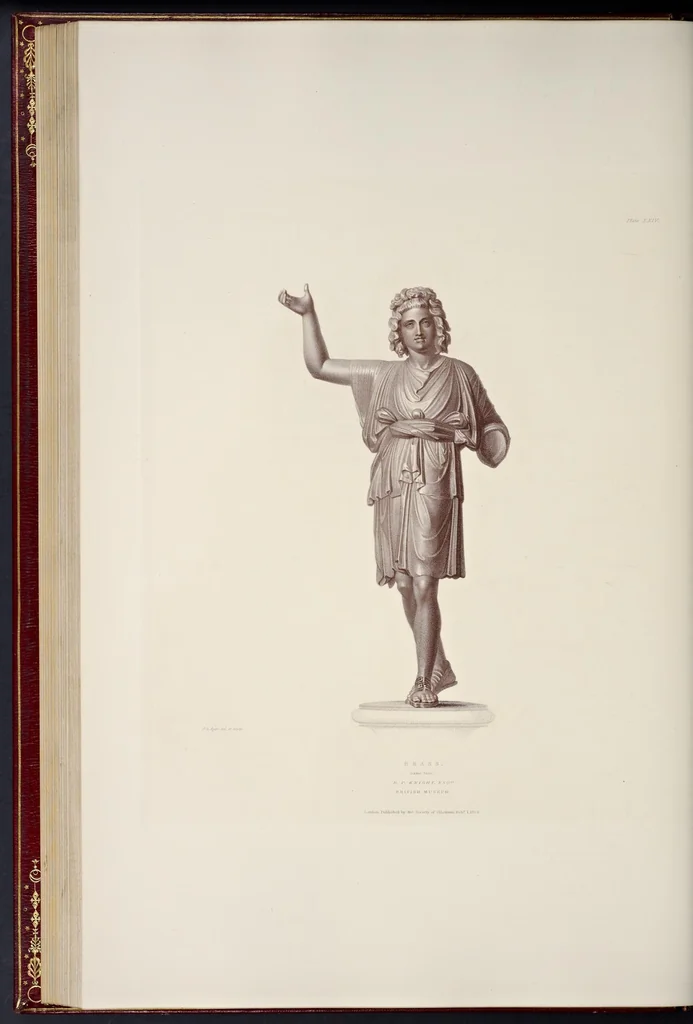 An illustration from Specimens of antient sculpture : Ægyptian, Etruscan, Greek, and Roman, 1809, leaf 173