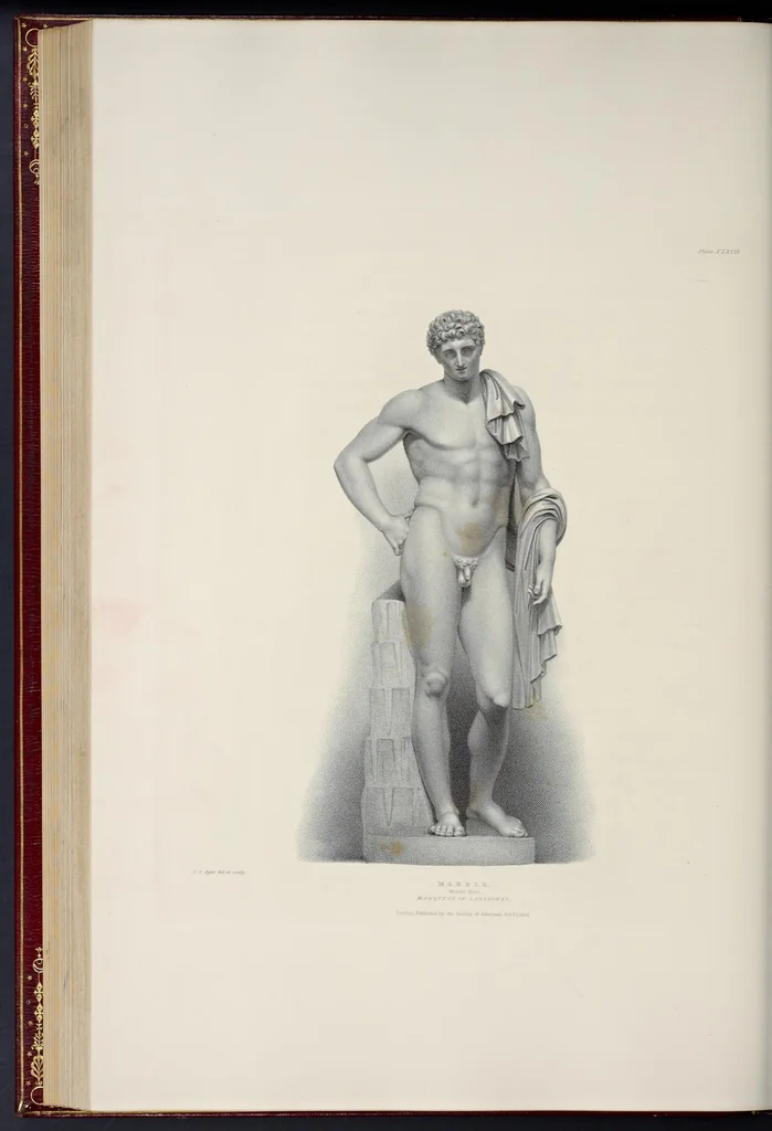 An illustration from Specimens of antient sculpture : Ægyptian, Etruscan, Greek, and Roman, 1809, leaf 223