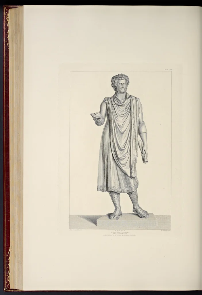 An illustration from Specimens of antient sculpture : Ægyptian, Etruscan, Greek, and Roman, 1809, leaf 297