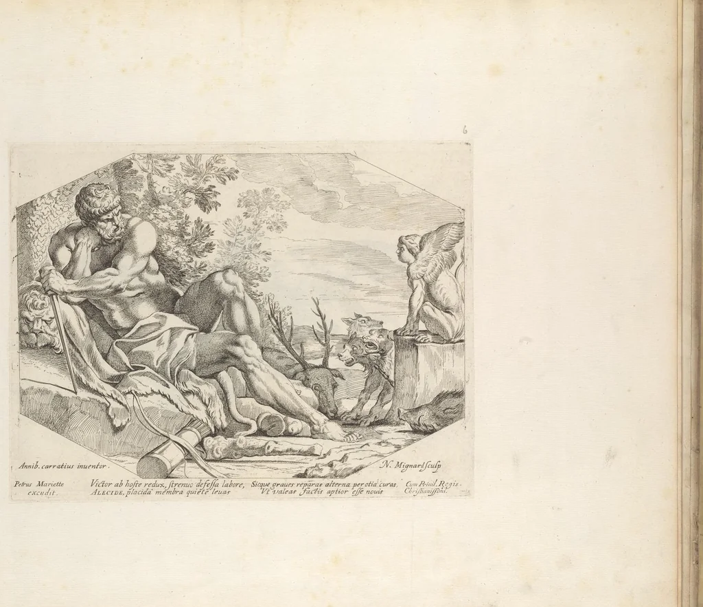 An illustration from Li giardini di Roma : con le loro piante alzate e vedvte in prospettiva, 1683, leaf 58