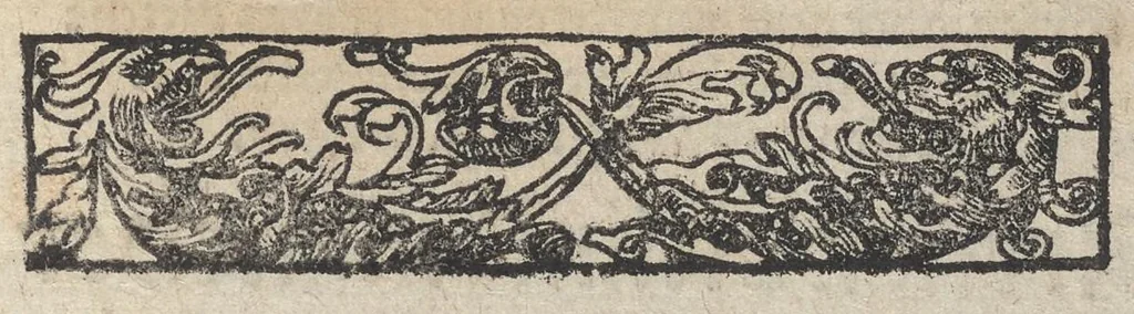 An illustration from Drey schoner künstreicher büchlein : das erste von Mackel vñ Flecken, die selben aus allerley gewandt, on schaden zu bringen : das ander von Stahel vnd Eysen, vnd allerley Metall, hart vnd weich zu machen : das dritte, von mancherley Farben zu bereyten : welcher titel du ynwendig an diesem blat klerlicher finden wirst, 1532, leaf 4