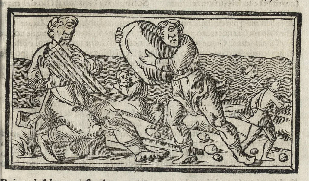 An illustration from Di Ovidio Le metamorphosi, cioe, Trasmutationi : tradotte dal latino diligentemente in uolgar uerso, con le sue allegorie, significatione & dichiaratione delle fabole in prosa, 1533, leaf 300