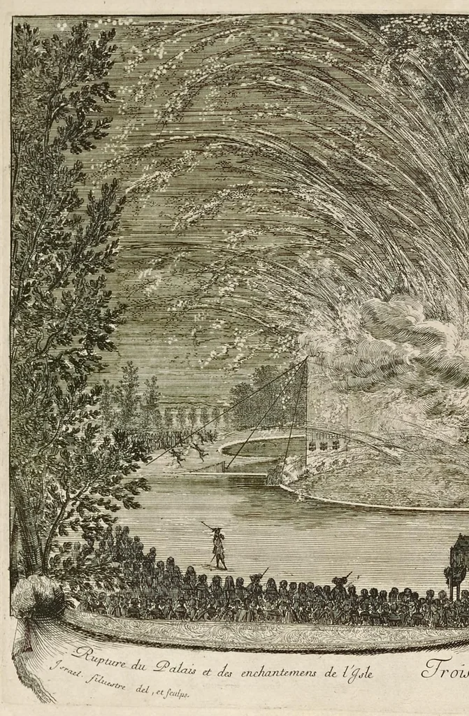 An illustration from Relation de la feste de Versailles du 18. juillet mil six cens soixante-huit, 1679, leaf 11