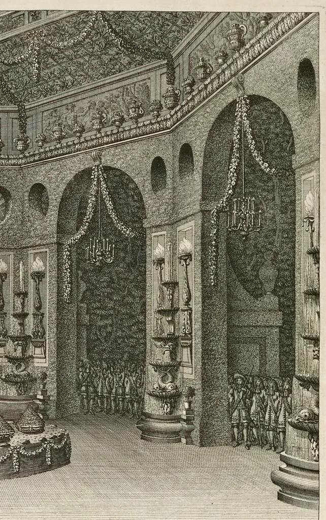 An illustration from Relation de la feste de Versailles du 18. juillet mil six cens soixante-huit, 1679, leaf 50